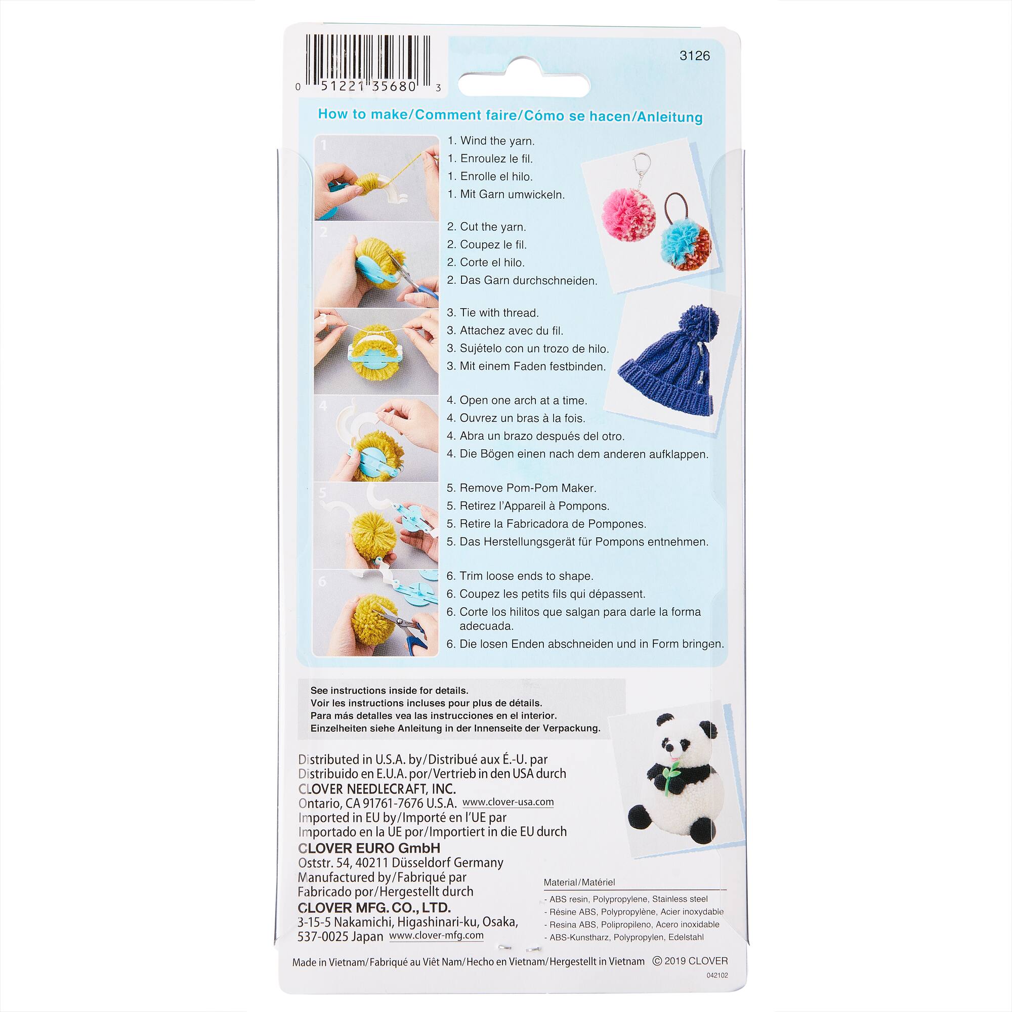 Clover Pom Pom Maker Set